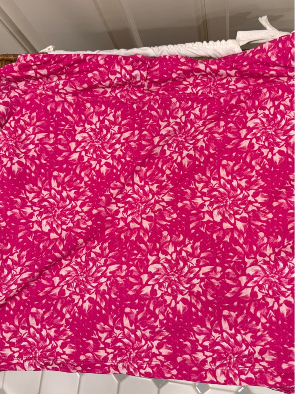 🏌️‍♀️⛳️NIVO Pink and White Floral Mini Skirt